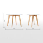 Lumberland 2-4 Seat Rectangular Gateleg Table - Ảnh 8