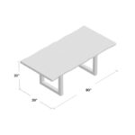 Lonan Sheesham Dining Table - Ảnh 5