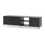 Solomon Wide TV Unit, Black
