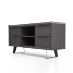 Boone TV Stand, Concrete resin top