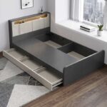 Giường đơn kết hợp ngăn kéo - Ảnh 2