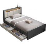 Giường đơn kết hợp ngăn kéo