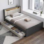 Giường đơn kết hợp ngăn kéo - Ảnh 4