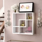 Kệ trang trí treo tường hình vuông KTT11 - Ảnh 3