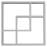 Kệ trang trí treo tường hình vuông KTT11 - Ảnh 7