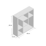 Kệ trang trí treo tường hình vuông KTT11 - Ảnh 8