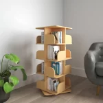 Kệ sách xoay tròn 4 tầng KTT07 - Image 2