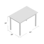 Bàn ăn bốn người mẫu 03 - Ảnh 13