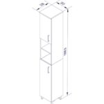 Tủ phòng tắm mẫu 19 - Ảnh 6