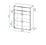 Tủ văn phòng mẫu 21 - Image 2