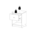 Tủ đầu giường mẫu 27 - Ảnh 7