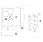 Tủ đồ trang trí phòng khách KTT40 - Ảnh 4
