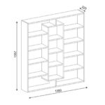 Tủ đồ trang trí phòng khách KTT55 - Ảnh 3