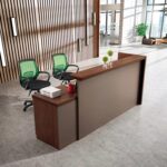 Bàn quầy lễ tân mẫu 12