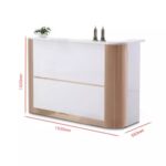 Bàn quầy lễ tân mẫu 16 - Ảnh 2