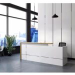 Bàn quầy lễ tân mẫu 08