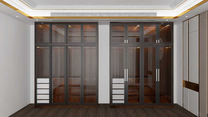 Tu1-1 Tủ quần áo LBL-TQA001 phong cách Minimalism - Image 1